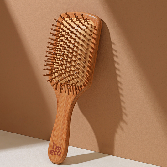 Bamboo Hair Brush | Stylish & Sustainable Storage Solution for All Hair Types