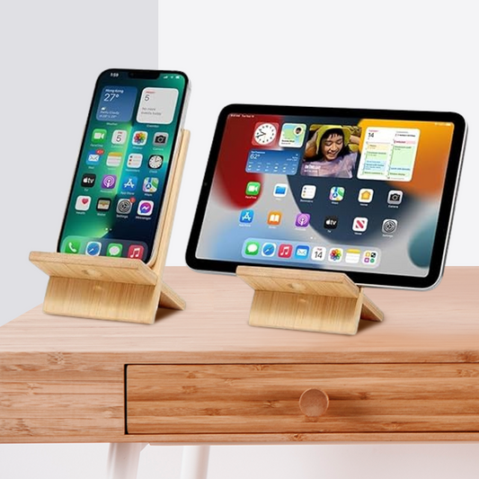 Bamboo Mobile Charging Stand | Stylish, Durable & Compatible with All Devices